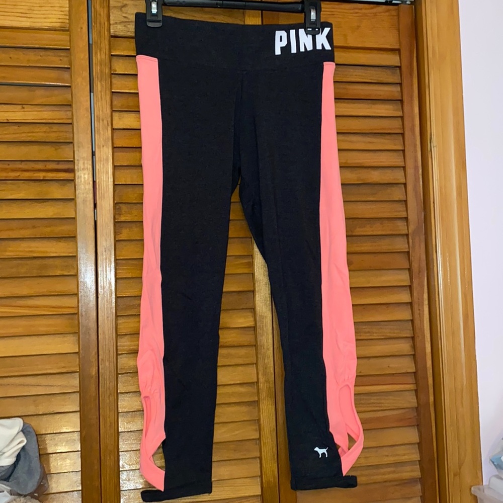 S VS PINK Black Leggings